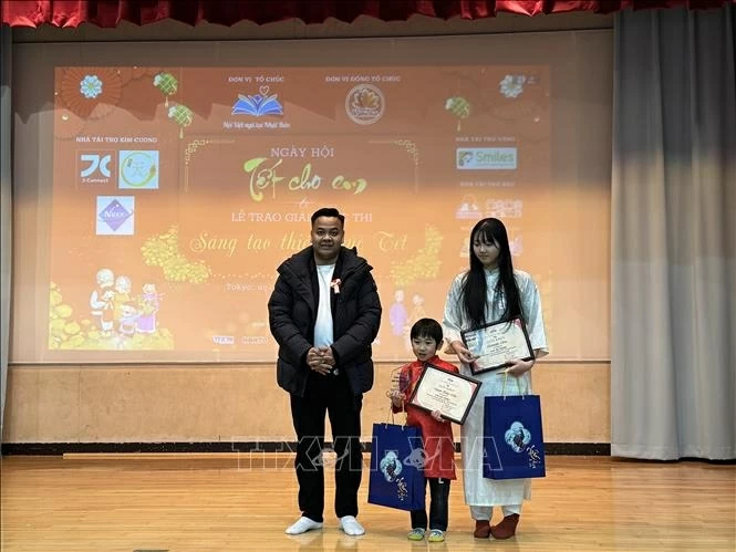 Rộn ràng ngày hội “Tết cho em” trong cộng đồng người Việt tại Nhật Bản