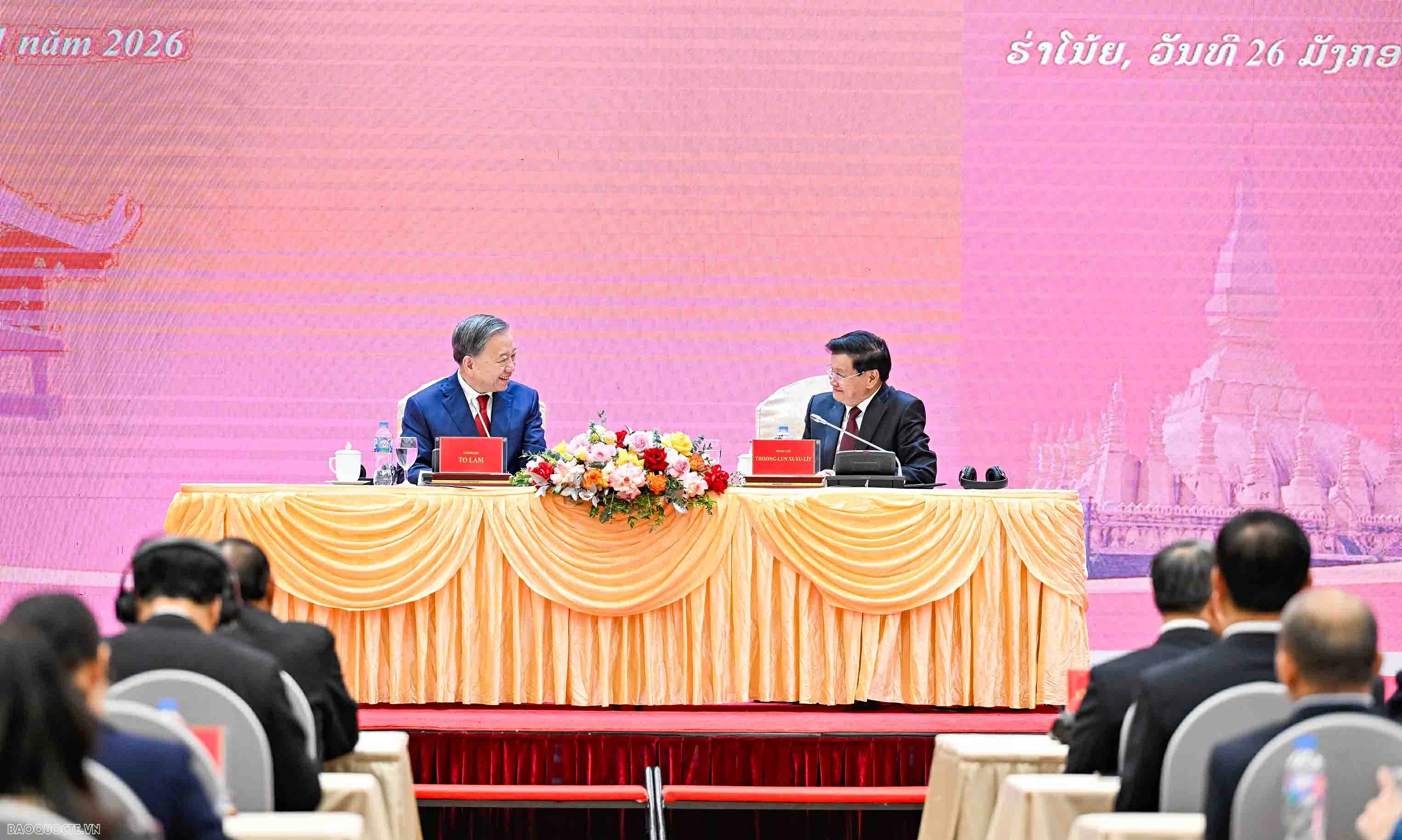 Thông tin về kết quả đại hội lào