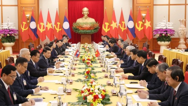 Tổng Bí thư Tô Lâm hội đàm với Tổng Bí thư, Chủ tịch nước Lào Thongloun Sisoulith