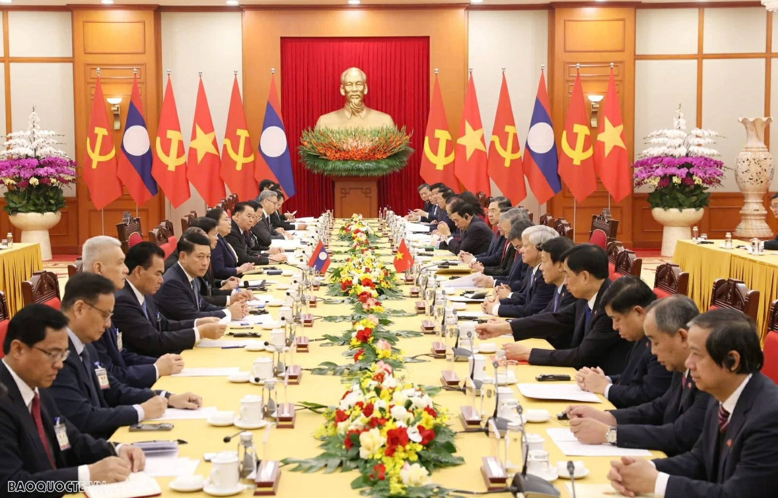 Tổng Bí thư Tô Lâm hội đàm với Tổng Bí thư, Chủ tịch nước Lào Thongloun Sisoulith