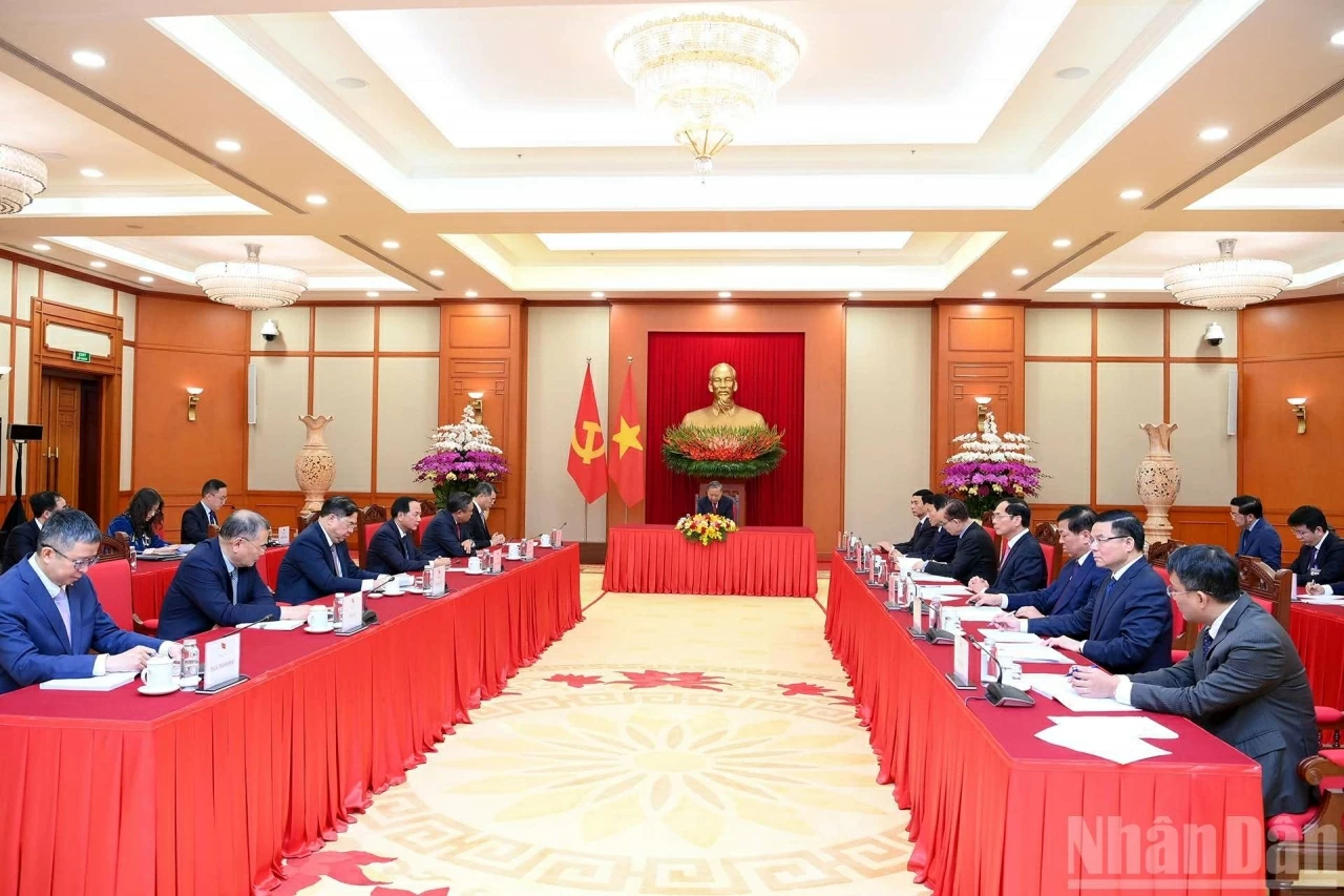 Tổng Bí thư Tô Lâm điện đàm với Tổng Bí thư, Chủ tịch nước Cộng hòa nhân dân Trung Hoa Tập Cận Bình