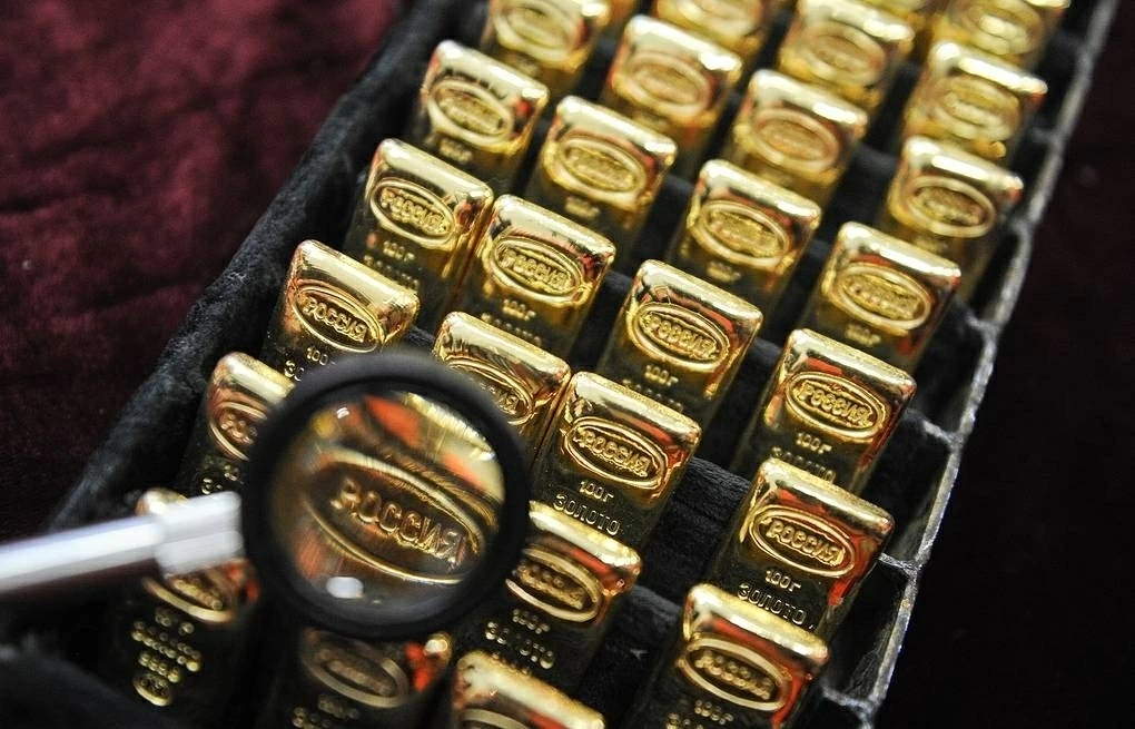 Trung Quốc nhập khẩu vàng kỷ lục từ Nga