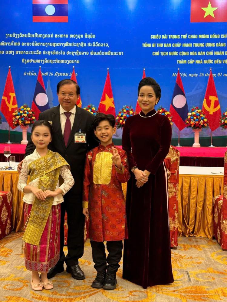 Hoa hậu nhí Lê Ngọc Minh Giang vinh dự tham gia chương trình Nghệ thuật đón tiếp Tổng Bí thư, Chủ tịch nước Lào tại Việt Nam - Thế Giới Giải Trí