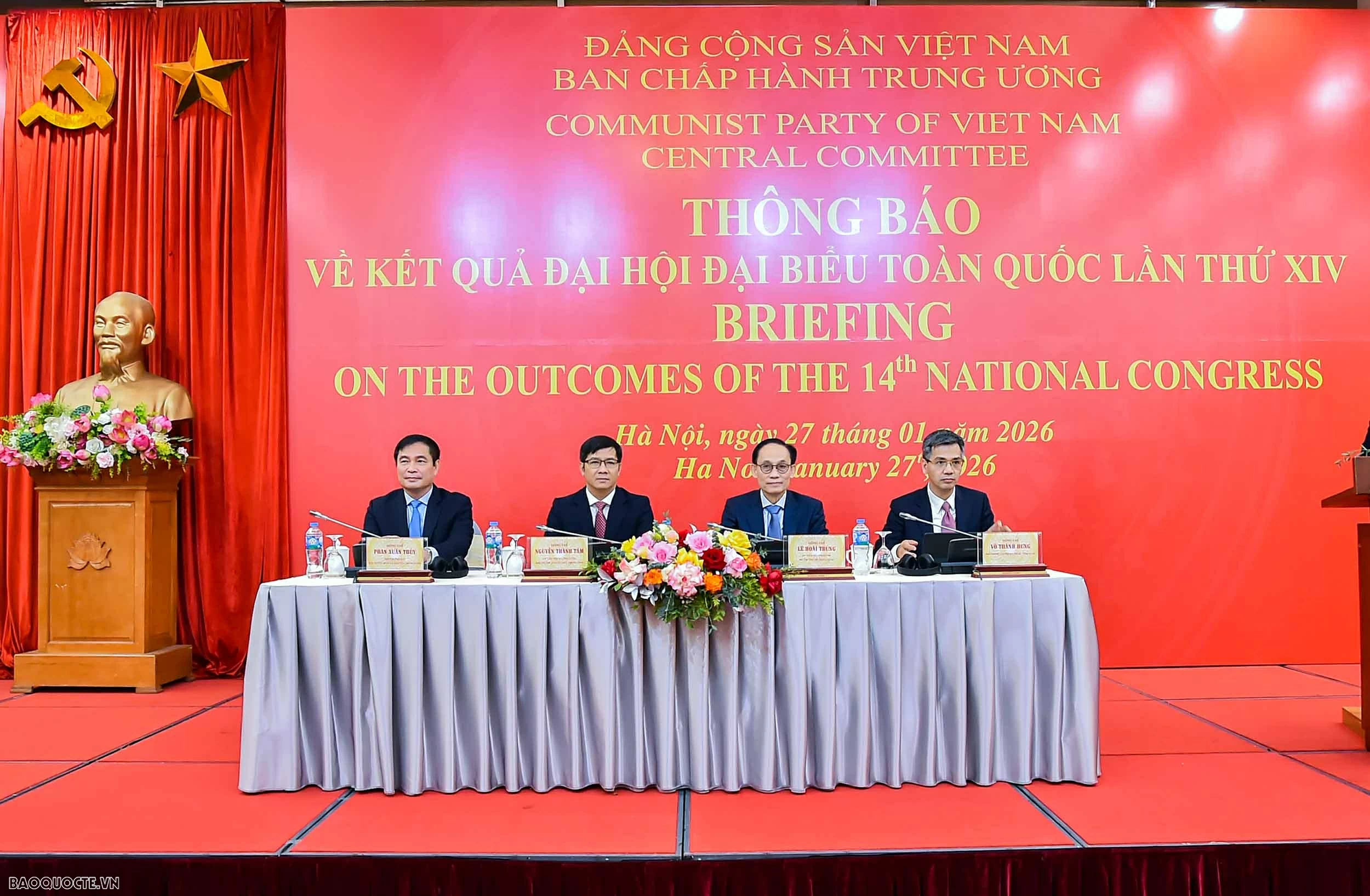 Thông báo về kết quả Đại hội đại biểu toàn quốc lần thứ XIV