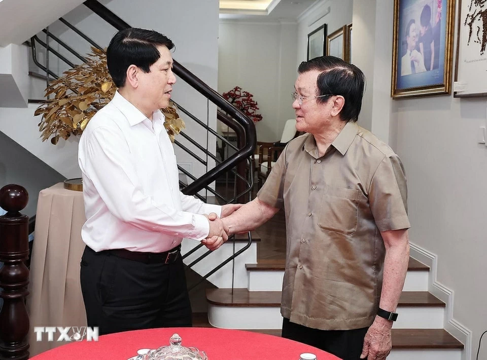 Chủ tịch nước Lương Cường thăm hỏi, chúc Tết, tri ân các nguyên lãnh đạo Đảng, Nhà nước Chủ tịch nước Lương Cường thăm hỏi, chúc Tết, tri ân các nguyên lãnh đạo Đảng, Nhà nước