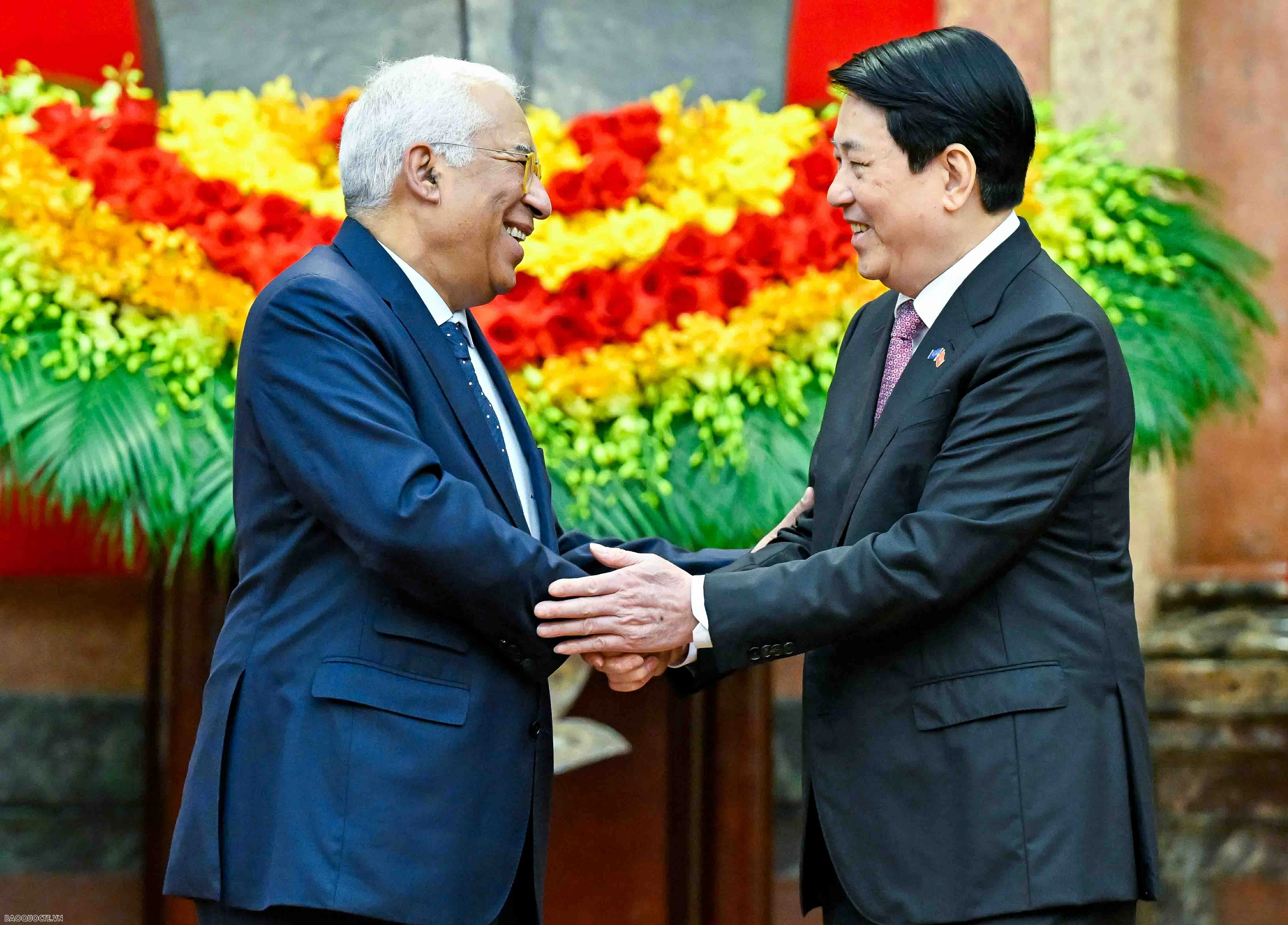 Chủ tịch nước Lương Cường chủ trì lễ đón chính thức Chủ tịch Hội đồng châu Âu