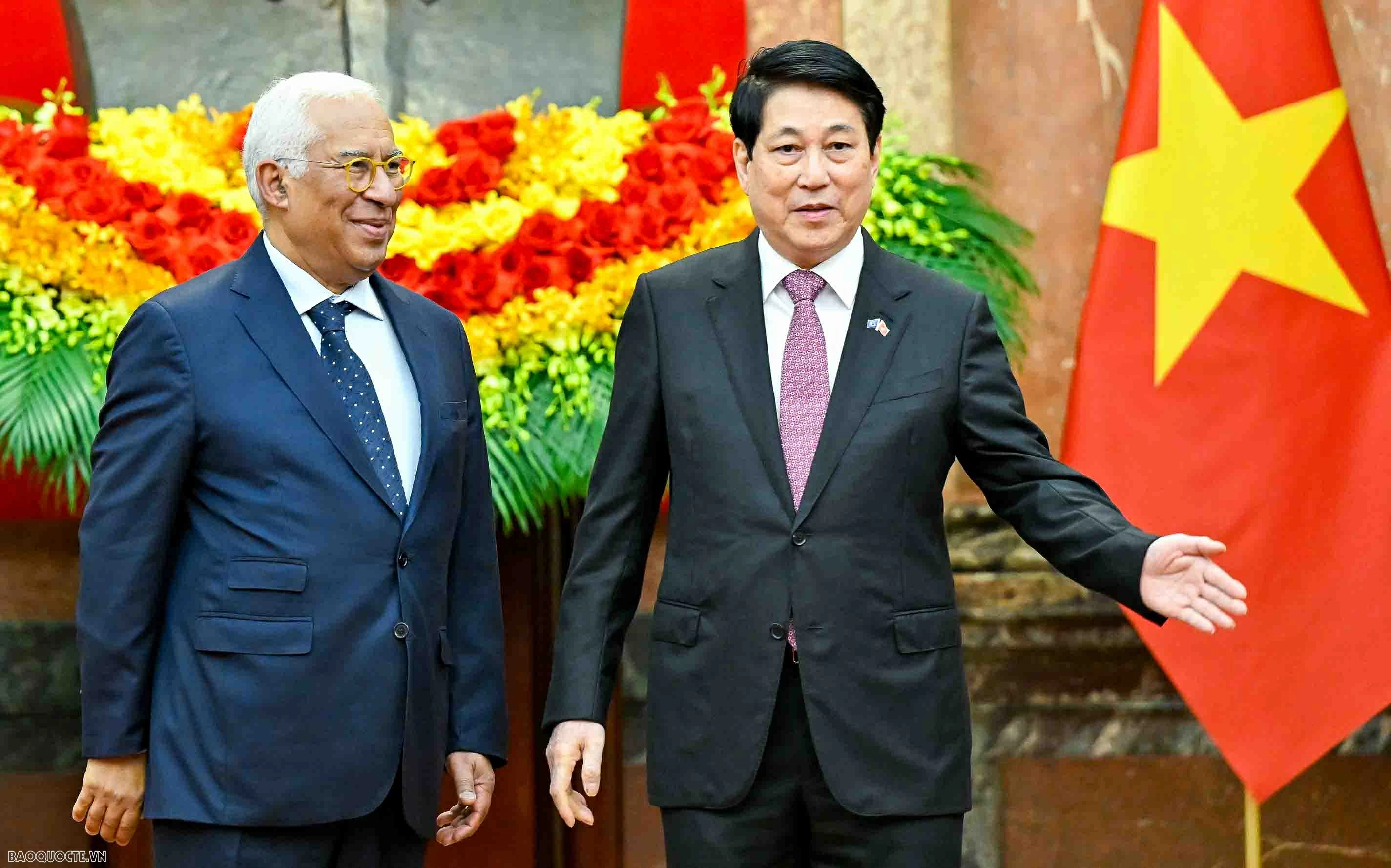 Chủ tịch nước Lương Cường chủ trì lễ đón chính thức Chủ tịch Hội đồng châu Âu