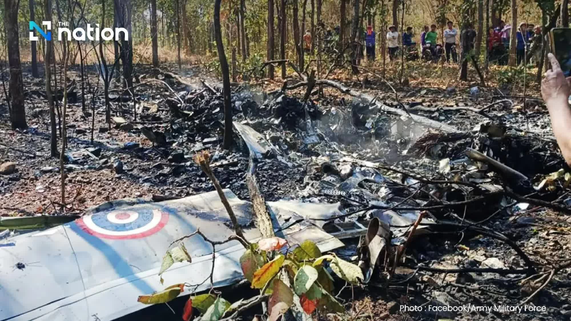 Thái Lan: Rơi máy bay quân sự tại Chiang Mai, hai phi công thiệt mạng