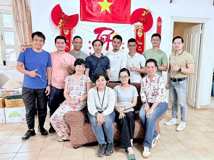 Tết của những người lính mũ nồi xanh ở Trung Phi