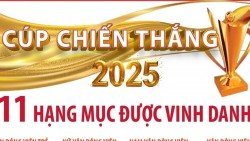Gala Cúp Chiến thắng 2025: Đình Bắc được vinh danh là Vận động viên trẻ của năm