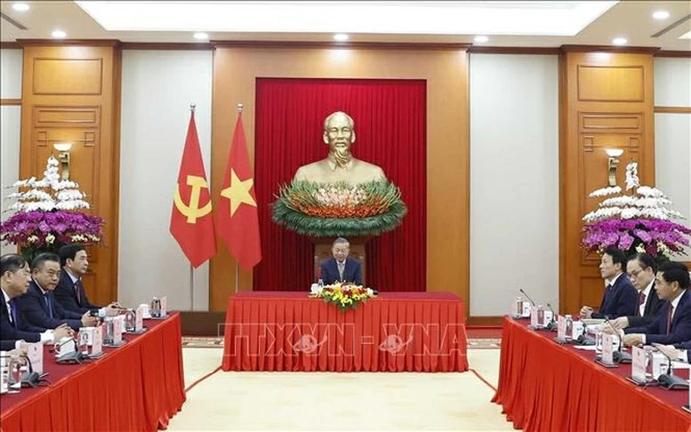 Tổng Bí thư Tô Lâm điện đàm với Tổng thống Hàn Quốc Lee Jae Myung