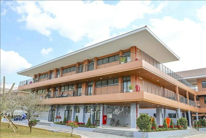 Tổng Bí thư Tô Lâm dự lễ khánh thành trường phổ thông nội trú liên cấp tại Điện Biên Tổng Bí thư Tô Lâm dự lễ khánh thành trường phổ thông nội trú liên cấp tại Điện Biên