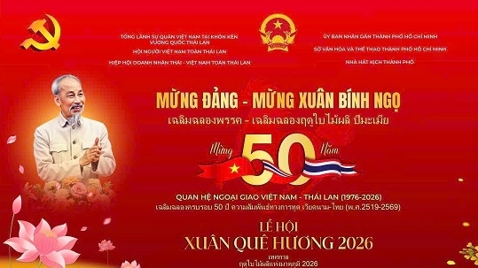 Gần 1.000 kiều bào sẽ tham dự Lễ hội Xuân Quê hương 2026 tại Đông Bắc Thái Lan