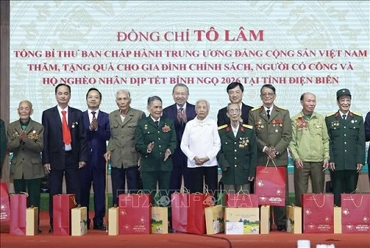 Tổng Bí thư Tô Lâm tin tưởng tỉnh Điện Biên sẽ phát huy mạnh mẽ tinh thần Điện Biên Phủ trong thời bình, tạo ra những chuyển biến thực chất trong giai đoạn tới Tổng Bí thư Tô Lâm tin tưởng tỉnh Điện Biên sẽ phát huy mạnh mẽ tinh thần Điện Biên Phủ trong thời bình, tạo ra những chuyển biến thực chất trong giai