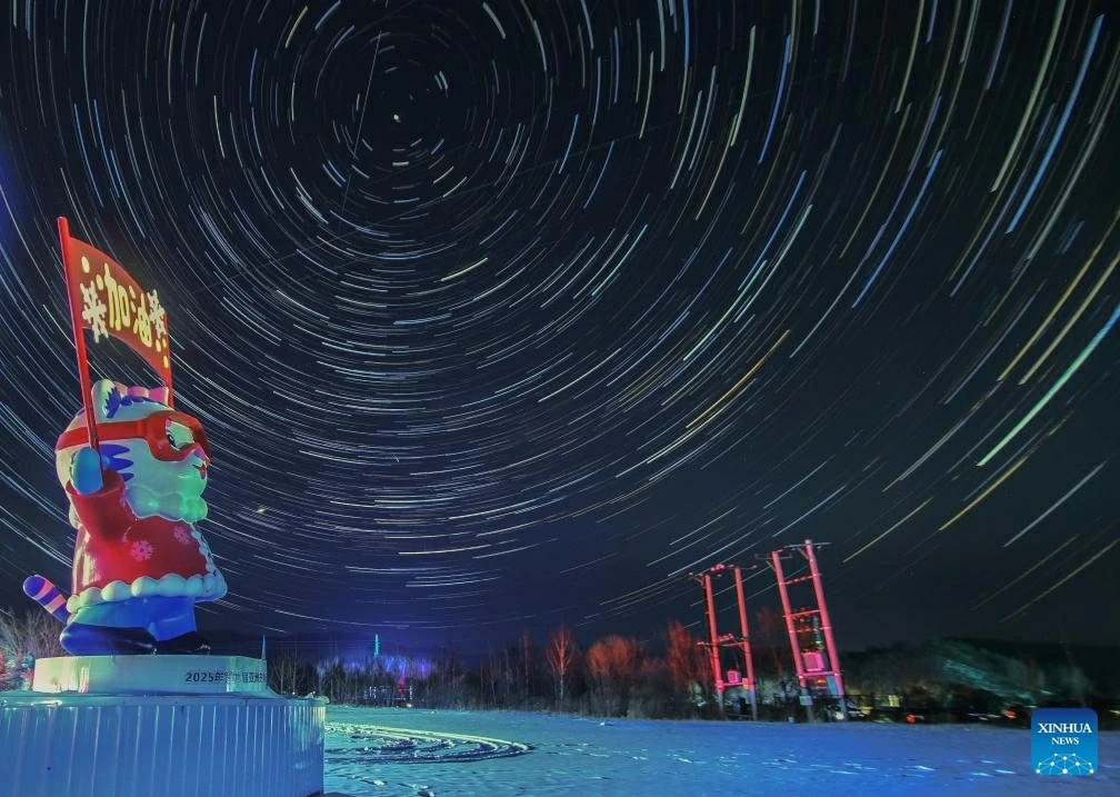 Chiêm ngưỡng bầu trời đầy sao và cực quang rực rỡ tại vùng Đông Bắc Trung Quốc