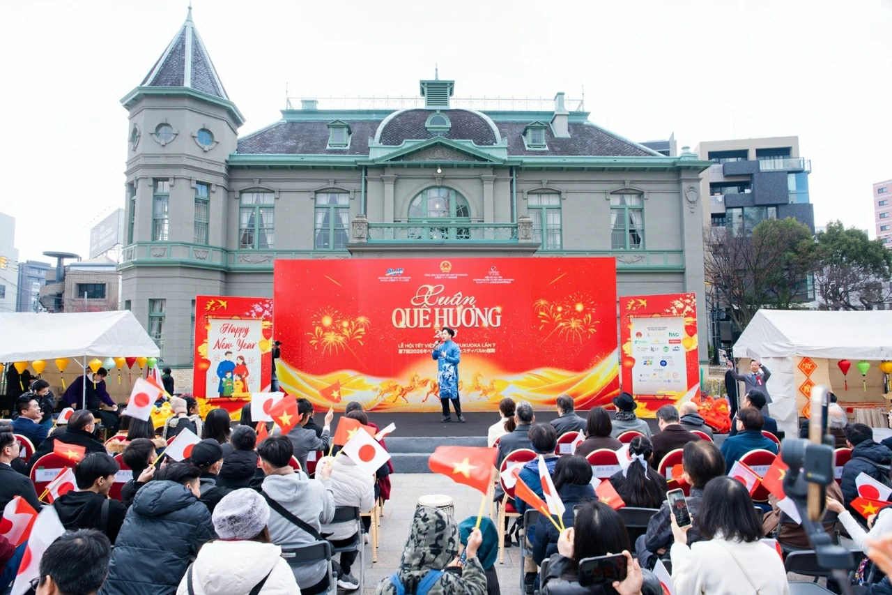Xuân Quê hương 2026 – Tết Việt Nam tại Fukuoka Lần thứ 7: Mang hồn Tết Việt đến trái tim Kyush, Nhật Bản