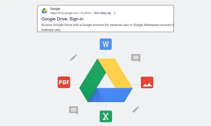 Truy cập Google Drive.