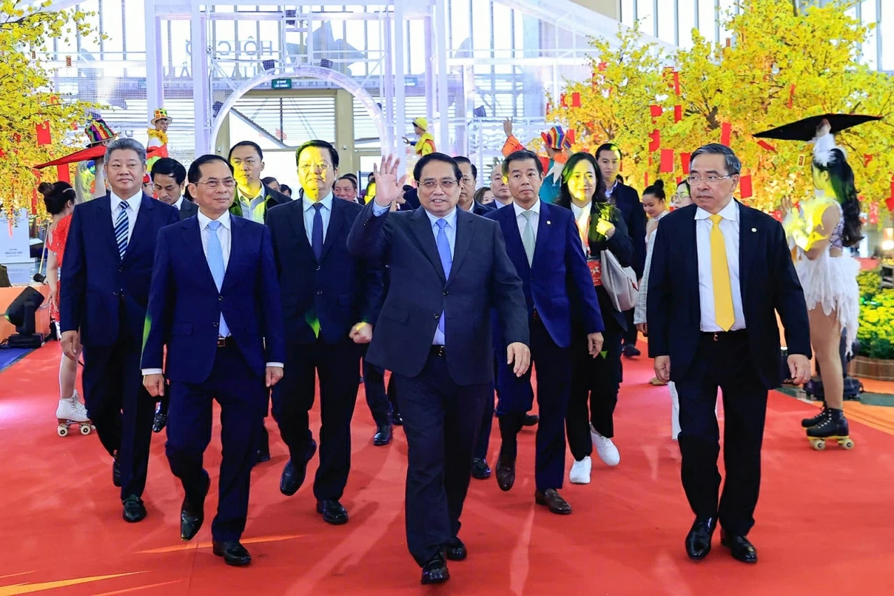 Khai mạc Hội chợ Mùa Xuân 2026: Kết nối thịnh vượng, quảng bá giá trị Việt Nam Khai mạc Hội chợ Mùa Xuân 2026: Kết nối thịnh vượng, quảng bá giá trị Việt Nam