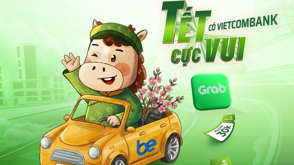 Vietcombank mang "Tết Cực Vui" khởi ngàn lộc phát lì xì khách hàng vào đầu Xuân mới Bính Ngọ 2026
