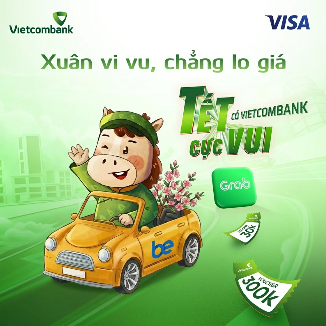 Vietcombank triển khai chương trình Tết Cực Vui khởi ngàn lộc phát đầu năm mới Bính Ngọ 2026