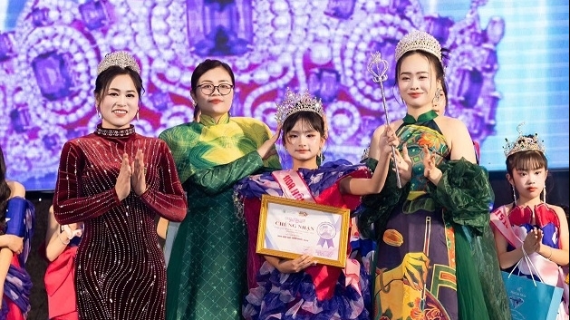 Nguyễn Minh Thư đăng quang Hoa hậu Nhí toàn quốc 2026