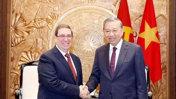 General Secretary To Lam receives Cuba's Party and State Special Envoy, Politburo Member, Foreign Minister Bruno Rodríguez Parrilla