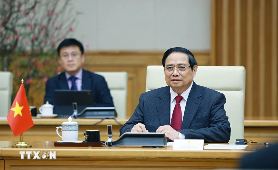 Thủ tướng Chính phủ Phạm Minh Chính tiếp Chủ tịch Hạ viện Jordan Mazen Turki El Qadi Thủ tướng Chính phủ Phạm Minh Chính tiếp Chủ tịch Hạ viện Jordan Mazen Turki El Qadi