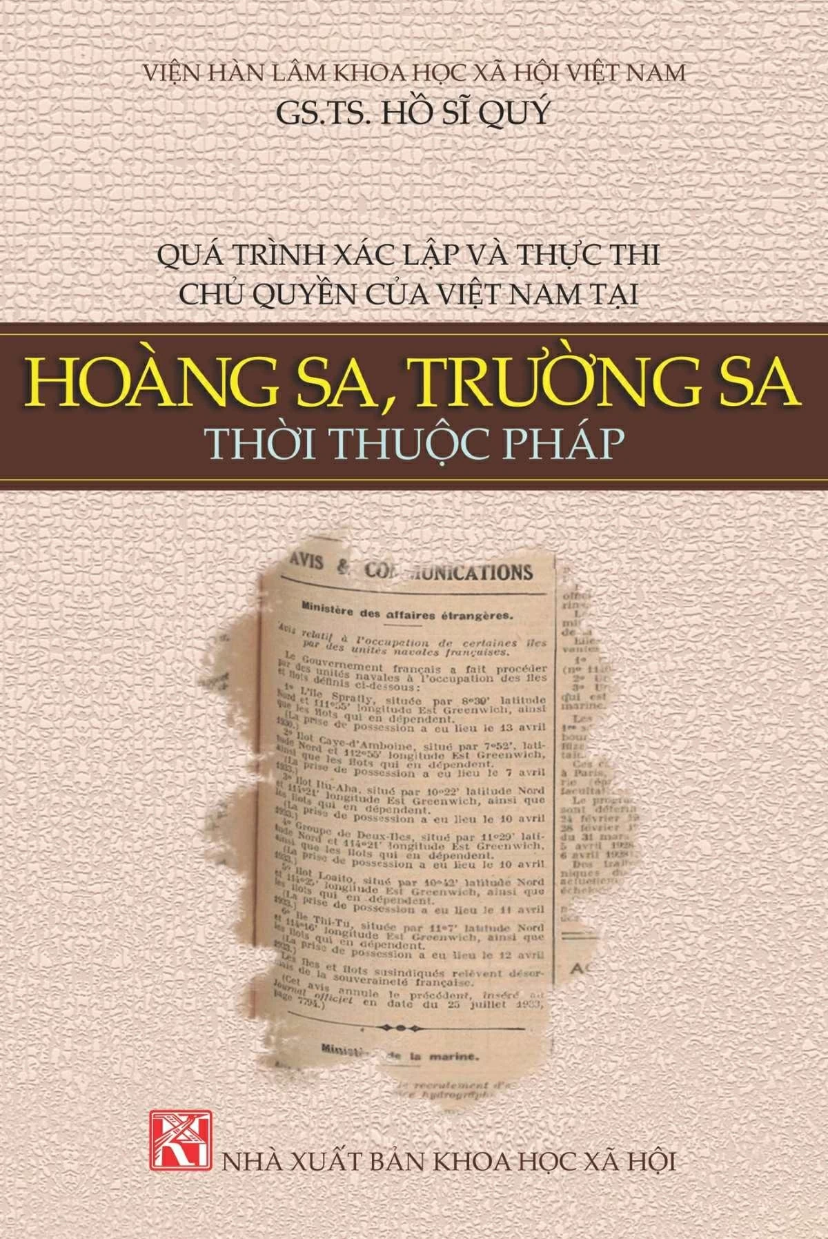 Cuốn sách mang nhiều tư liệu quý về Hoàng Sa, Trường Sa