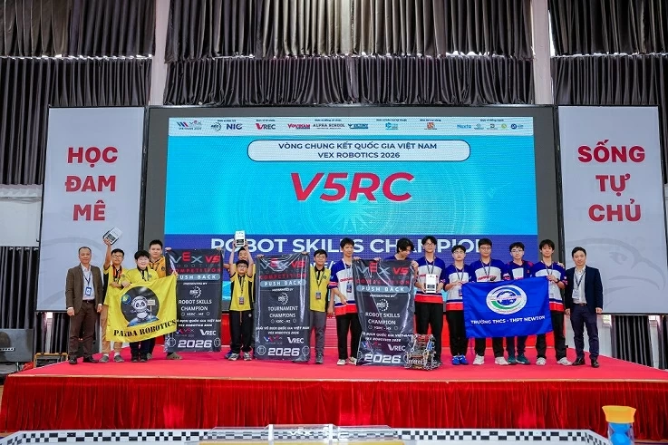 14 đội tuyển Việt Nam sẽ tham dự Giải vô địch thế giới VEX Robotics World Championship 2026 tại Mỹ