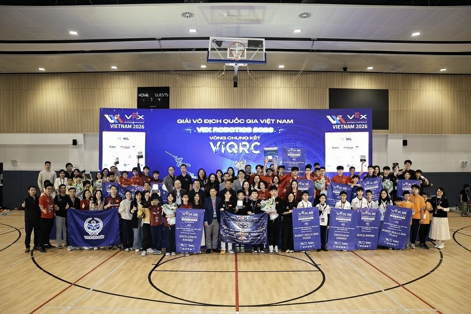 14 đội tuyển Việt Nam sẽ tham dự Giải vô địch thế giới VEX Robotics World Championship 2026 tại Mỹ 14 đội tuyển Việt Nam sẽ tham dự Giải vô địch thế giới VEX Robotics World Championship 2026 tại Mỹ