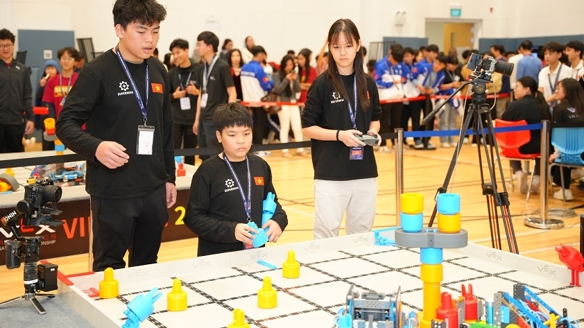 14 đội tuyển Việt Nam sẽ tham dự Giải vô địch thế giới VEX Robotics World Championship 2026 tại Mỹ
