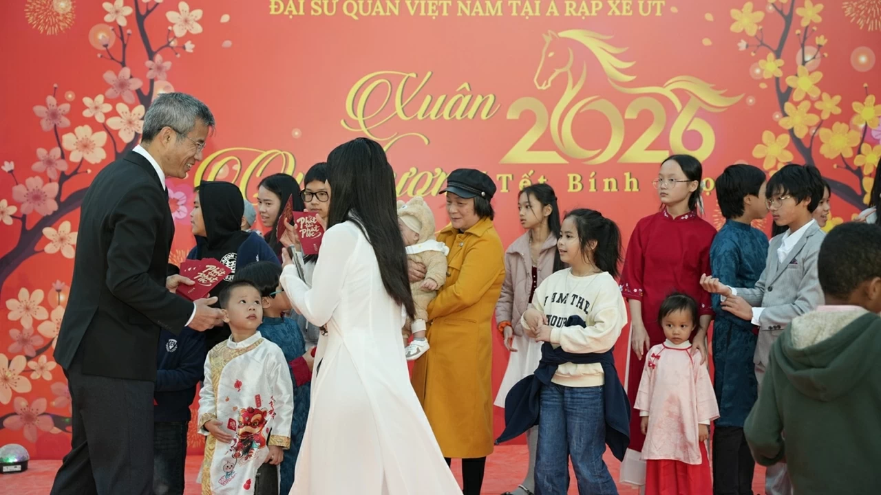Tưng bừng chương trình Xuân Quê hương Tết Bính Ngọ 2026 tại Saudi Arabia Tưng bừng chương trình Xuân Quê hương Tết Bính Ngọ 2026 tại Saudi Arabia