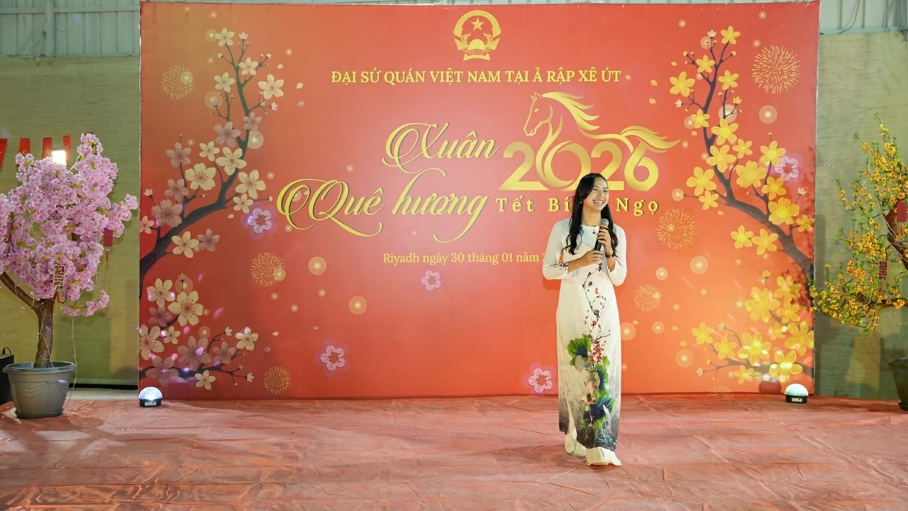 Tưng bừng chương trình Xuân Quê hương Tết Bính Ngọ 2026 tại Saudi Arabia Tưng bừng chương trình Xuân Quê hương Tết Bính Ngọ 2026 tại Saudi Arabia