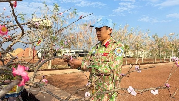 Lính công binh Việt Nam chuẩn bị đón một cái Tết đặc biệt ở Abyei