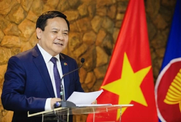 Đại sứ quán Việt Namt kỷ niệm 96 năm ngày thành lập Đảng và thông tin kết quả Đại hội XIV Đại sứ quán Việt Namt kỷ niệm 96 năm ngày thành lập Đảng và thông tin kết quả Đại hội XIV