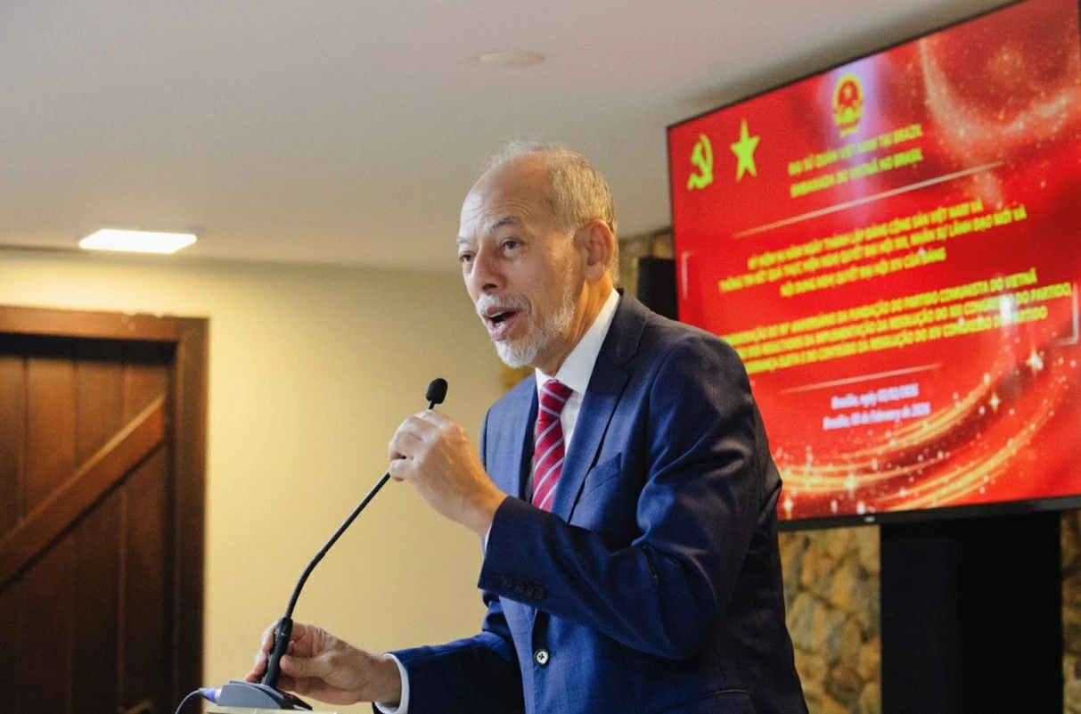 Đại sứ quán Việt Namt kỷ niệm 96 năm ngày thành lập Đảng và thông tin kết quả Đại hội XIV Đại sứ quán Việt Namt kỷ niệm 96 năm ngày thành lập Đảng và thông tin kết quả Đại hội XIV