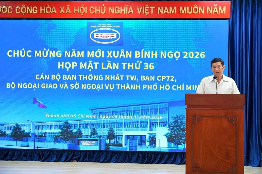 Sở Ngoại vụ TP. Hồ Chí Minh họp mặt truyền thống, đón mừng Xuân mới cho các cán bộ hưu trí