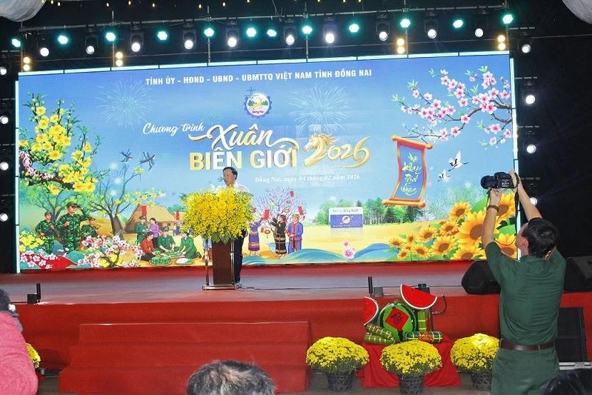 Chủ tịch UBND tỉnh Đồng Nai Nguyễn Văn Út phát biểu tại chương trình