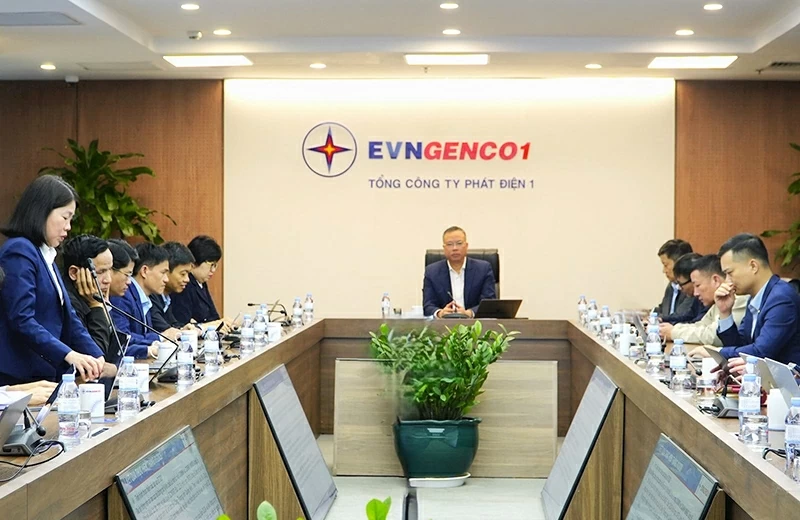 Tổng giám đốc EVNGENCO1 Lê Hải Đăng điều hành Hội nghị giao ban tháng 2/2026. Tổng giám đốc EVNGENCO1 Lê Hải Đăng điều hành Hội nghị giao ban tháng 2/2026.