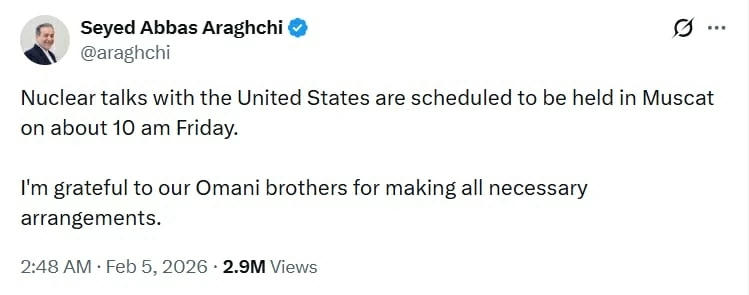 Ngoại trưởng Iran hé lộ vòng đàm phán hạt nhân mới với Mỹ