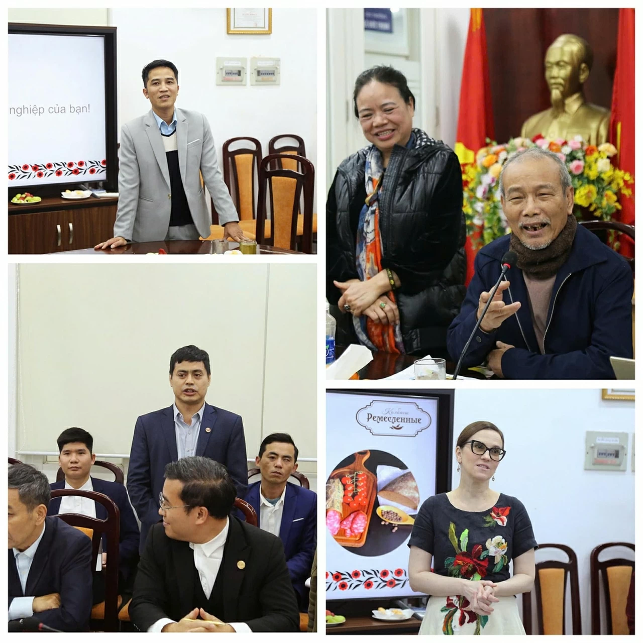 Đại diện các doanh nghiệp phát biểu tại Hội thảo. (Ảnh: Thành Long) Đại diện các doanh nghiệp phát biểu tại Hội thảo. (Ảnh: Thành Long)