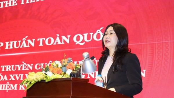 Hơn 1.000 đại biểu dự tập huấn tuyên truyền về bầu cử Quốc hội khóa XVI