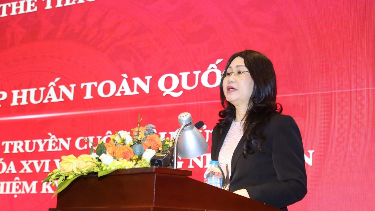 Hơn 1.000 đại biểu dự tập huấn tuyên truyền về bầu cử Quốc hội khóa XVI