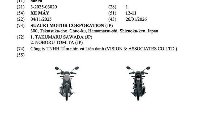Xe máy Suzuki Satria 2026 sắp ra mắt thị trường Việt Nam