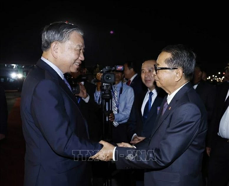 Tổng Bí thư Tô Lâm kết thúc tốt đẹp chuyến thăm cấp Nhà nước tới Vương quốc Campuchia