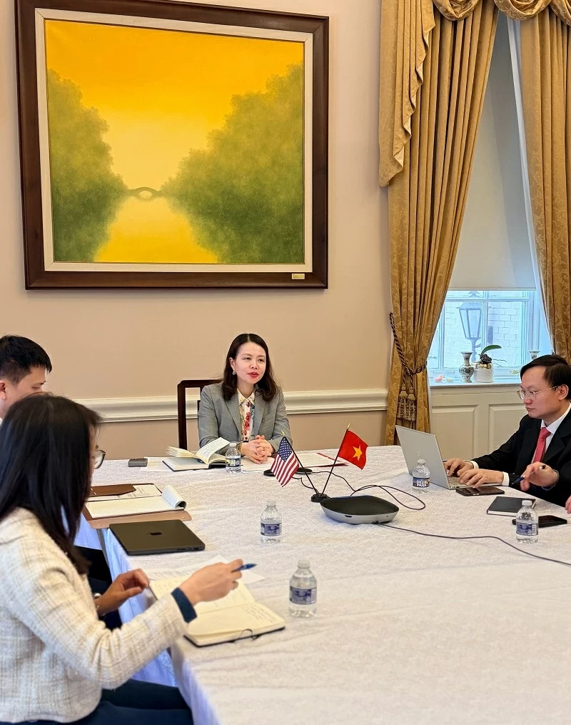 Việt Nam–Hoa Kỳ thúc đẩy sớm hoàn tất Hiệp định thương mại đối ứng, tăng cường phối hợp chuẩn bị APEC 2027 Việt Nam–Hoa Kỳ thúc đẩy sớm hoàn tất Hiệp định thương mại đối ứng, tăng cường phối hợp chuẩn bị APEC 2027