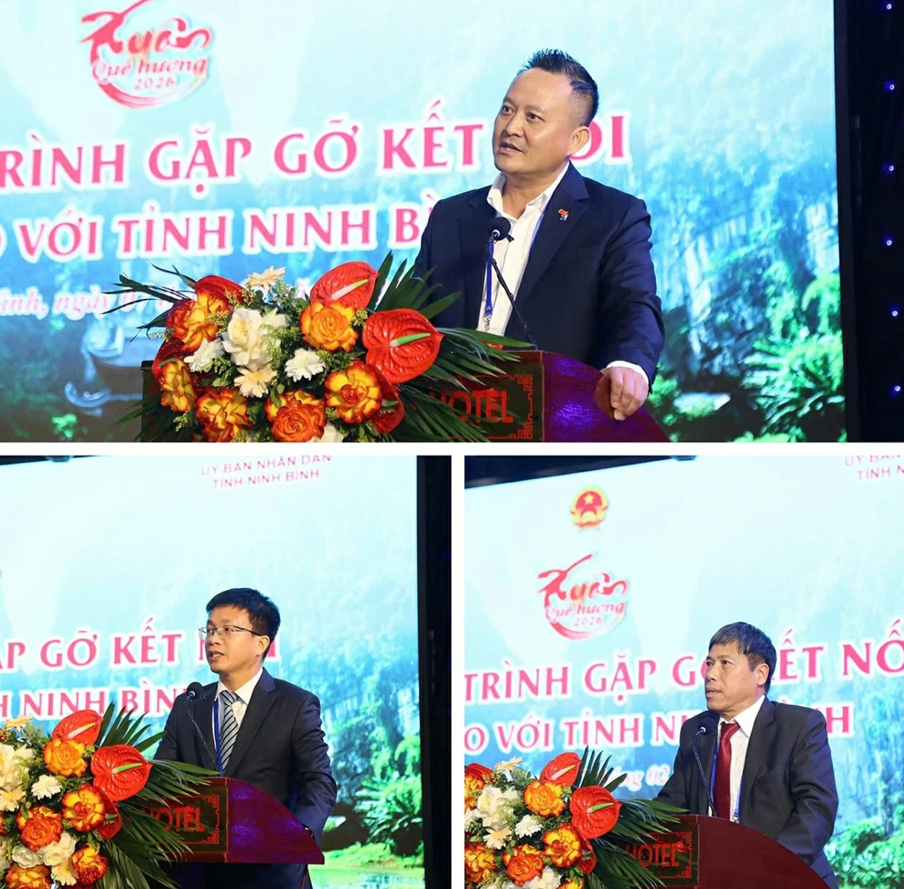 các đại biểu kiều bào chia sẻ tầm nhìn của mình về về tiềm năng, cơ hội đầu tư, kinh doanh và hợp tác tại địa phương. (Ảnh: Thành Long)