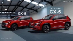 Mazda CX-5 bản thuần điện lộ diện thông qua ảnh phát họa