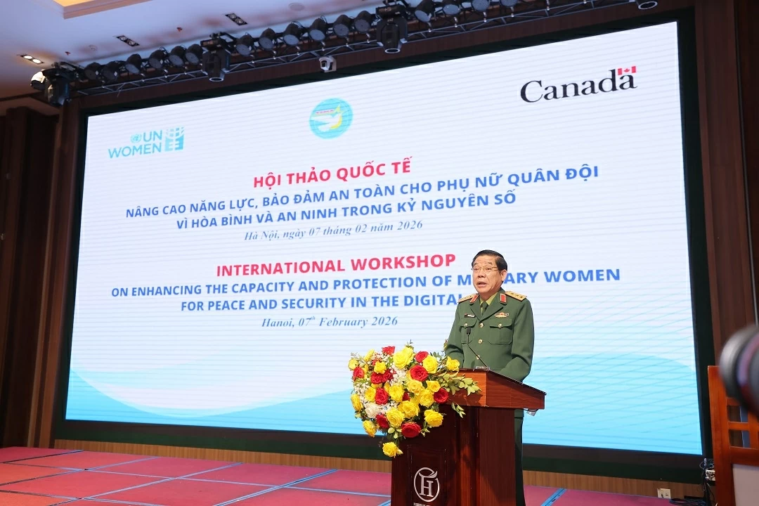 Nâng cao năng lực, bảo đảm an toàn cho phụ nữ quân đội vì hòa bình và an ninh trong kỷ nguyên số
