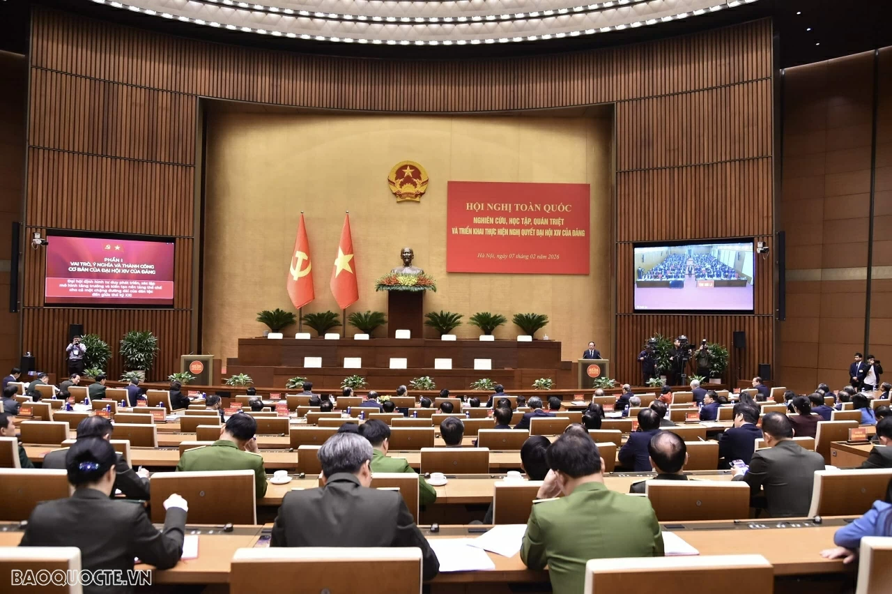 Hội nghị toàn quốc nghiên cứu, học tập, quán triệt và triển khai thực hiện Nghị quyết Đại hội XIV của Đảng kết nối hơn 31.000 điểm cầu